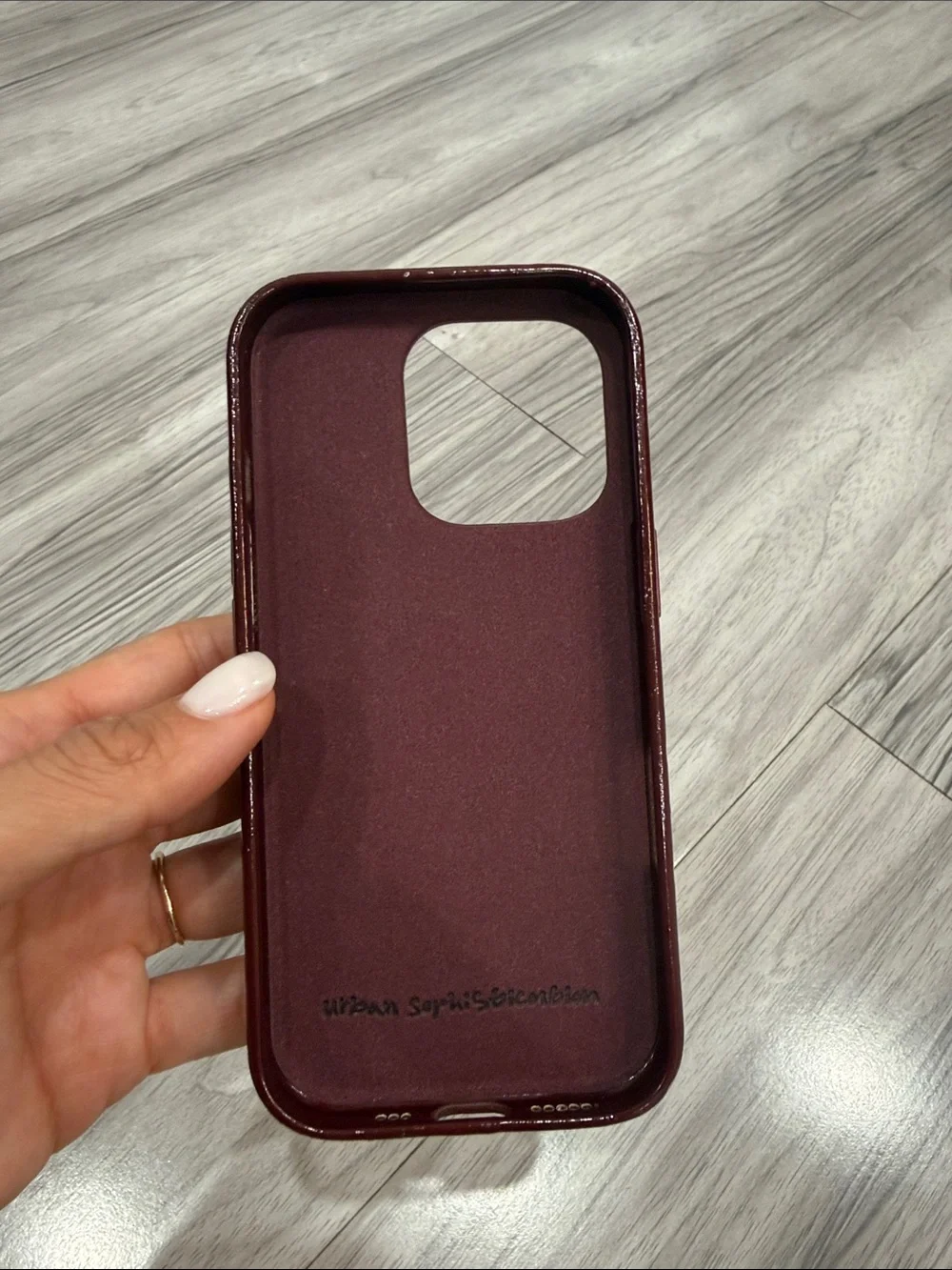 The Puffer Case® - Burgundy | Urban Sophistication iPhone 16 Pro